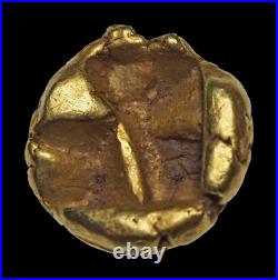 IONIA, Uncertain mint. Electrum (Gold) 1/24 Stater, 625-550 B. C. NGC Ch VF