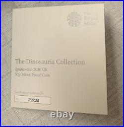 Iguanodon Dinosaur 2020 Silver Proof 50p Coin NGC PF69 Royal Mint 3000 Minted