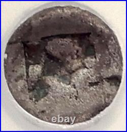 LESBOS Koinon Mint 550BC Authentic Ancient Greek Coin w AFRICAN Rare NGC i69110