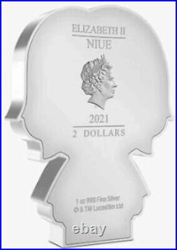 LUKE SKYWALKER STAR WARS SERIES 2021 Niue S$2 Chibi Coin NGC PF70 FR NZ Mint