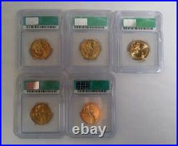 Lot of 11 2007 & 2009 US Presidential Dollar Coins ICG, NGC, PCGS, & ANACS