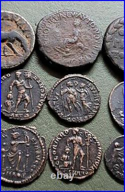 Lot of 12 Ancient Roman Coins and 2 Greeks. High Grade! Rare! NGC READY