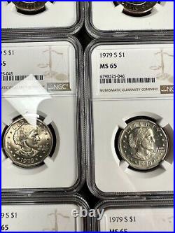 Lot of 16 1979-S Susan B Anthony $1 NGC MS65 Great Investment