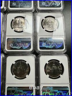 Lot of 20 1976-D Kennedy Half Bicentennial NGC MS65 JFK Signature Denver Mint