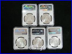 Lot of 20 Morgan Silver Dollars All NGC MS 62