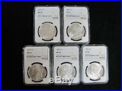 Lot of 20 Morgan Silver Dollars All NGC MS 62