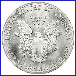 Mint Error 1987 Silver Eagle $1 NGC MS69 (Reverse Struck Thru)