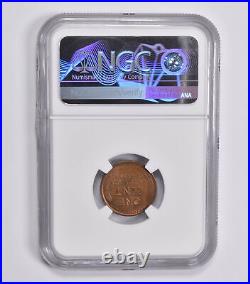 Mint Error MS62 BN 1920 Lincoln Wheat Cent Reverse Lamination NGC 3771