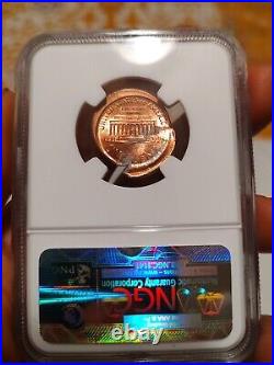 Mint error coins us coins NGC MS 64red 2000 Broad. Struck with OBV Indent