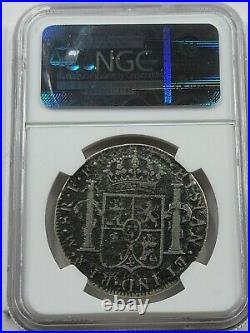 NGC Authentic El Cazador Shipwreck AR 8 Reales. Mexico City Mint. 1783 AD