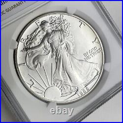 NGC Graded American 1988 Silver Eagle $1 Dollar MS69 Mint State Coin