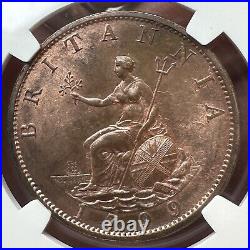 NGC Graded Great Britain 1799 Soho 1/2P Half Penny Halfpenny MS 64 RB Mint State