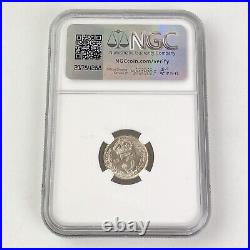 NGC Graded Victoria 1900 Great Britain 3P Threepence Mint State MS 62 Coin