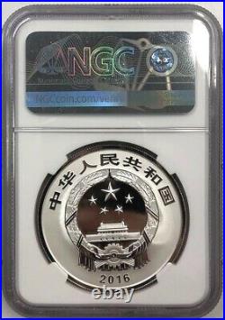 NGC PF69 2016 China 10YUAN coin World Heritage Dazu Rock Carvings Silver coin