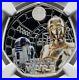 NGC PF70 2023 GREAT BRITAIN 50p STAR WARS R2-D2 & C-3PO PROOF FINE SILVER COIN