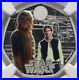 NGC PF70 2024 Star Wars Han Solo & Chewbacca Great Britain SILVER Colorized Coin