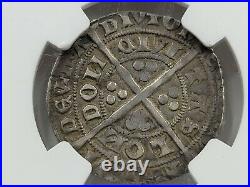 NGC VF30 Edward III AR Groat. 1356-1361 AD. London Mint