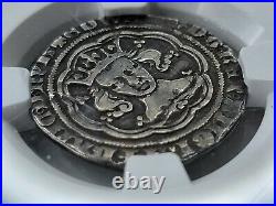 NGC VF30 Edward III AR Groat. 1356-1361 AD. London Mint