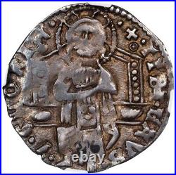 NGC XF45 ITALY Venice, Doge Antonio Venier 1382-1400, Silver Jesus Grosso Coin
