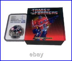 New Zealand Mint Transformers Optimus Prime & Megatron NGC PF 70 Early Release