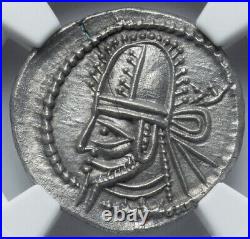 Ngc Ms Artabanus VI 212-224 /7 Ad Parthian Parthia Persian Kingdom Drachm Coin