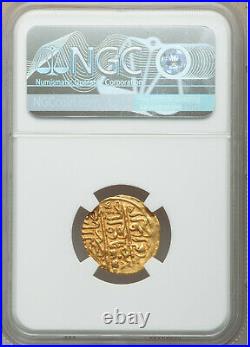 Ottoman Empire 1520. Suleyman I Gold Sultani Coin. Misr Mint Egypt NGC AU 58