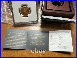 PF68 2017 New Zealand Mint 1/4 oz Star Wars Classics Boba Fett Gold Proof Coin