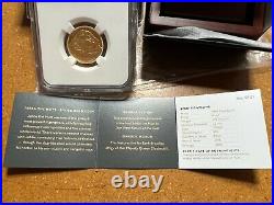 PF69 2018 N/Z Mint 1/4 oz Star Wars Classics Jabba the Hut Gold Proof Coin