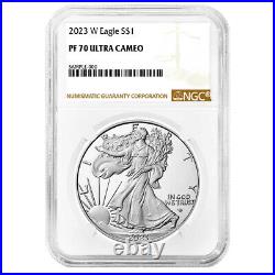 Presale 2023-W Proof $1 American Silver Eagle NGC PF70UC Brown Label