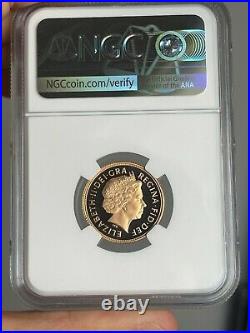 RARE 2005 Gold Proof Full Sovereign NGC PF69 MINT Limited Run 22ct Gold Coin