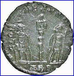 Roman Empire 337-340 AD Constantine II As Caesar Bi Nummus NGC MS Mint State