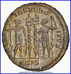Roman Empire 337-340 AD Constantine II as Caesar BI nummus NGC MS Siscia Mint
