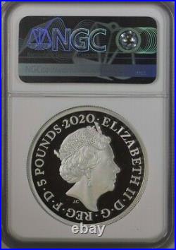Royal Mint Great Engraver's Series Three Graces 2oz Silver Proof £5 NGC 2020