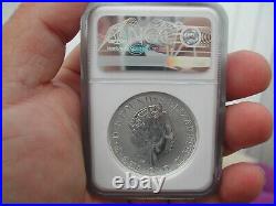 Royal Mint Queens Beasts 2 oz. 999 silver coin Yale Of Beaufort NGC MS70