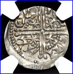 SCOTLAND. Alexander III. 1249-1286. Rare first coinage, Edinburgh mint, NGC AU55
