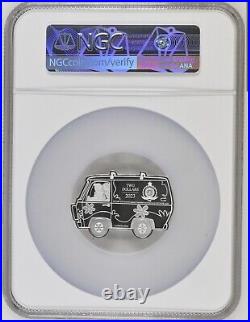Scooby-Doo The Mystery Machine 1oz Silver Coin $2 NGC PF70 FR NZ MINT? With OGP