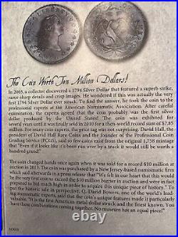 Smithsonian Edition. 100 Of The Greatest Coins Ever Minted. Two Coin Set Ngc Pf70
