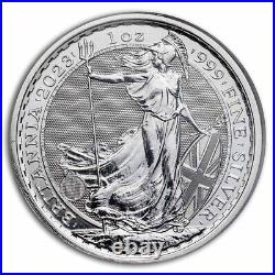 UK SELLER 2023 1oz. 999 Silver Britannia Graded NGC MS69 ER Special King Label