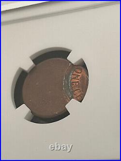 USA Lincoln One Cent Coin Mint Error 75% Off Center Ngc Graded 65rb Ultra Rare