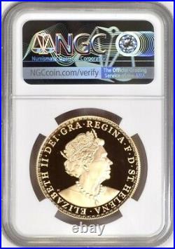 Una and the Lion Gold Proof £5 St Helena Mint, Queen Elizabeth II NGC PF69 UCAM