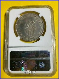 Us Philippines One Peso 1908 Proof Ngc Pf 63, Only 500 Pieces Minted