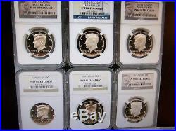 (lot Of 10) Ngc Coins-at Least 5 Will Be Pr 70 Silver-no Ngc Storage Box! #1